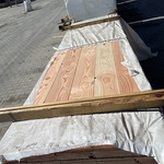 Ca. 200x Douglas Veer en Groef, 18x145mm, lengte 500cm